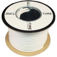 Time 4 Core Round Flexible Cable 1.0mm² 3184Y White 25m
