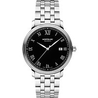 Montblanc 116483 Men's Tradition Date Automatic Bracelet Strap Watch, Silver