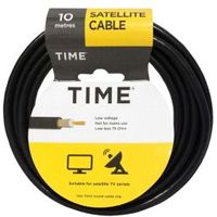 Time Satellite Cable Black 10m