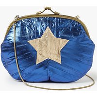 Becksondergaard Granny Star Clutch Bag, Medieval Blue