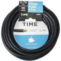 Time 3 Core Pond Flexible Cable 0.75mm² 3183P Black 10m