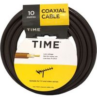 Time Coaxial Cable Brown 10m