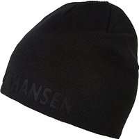 Helly Hansen Outline Reversible Beanie Hat, One Size, Black/Grey