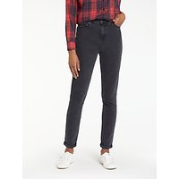Lee Mom Tapered Jeans, Flat Black Stone