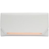 Ted Baker Delia Leather Metal Bar Matinee Purse