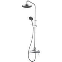 Triton Carnival Chrome Thermostatic Bar Mixer Shower With Diverter