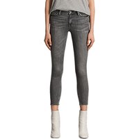 AllSaints Mast Ankle Super Skinny Jeans, Grey