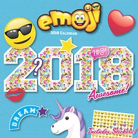 Carousel Calendars Emoji Square 2018 Calendar