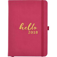 Busy B 2018 Family Diary, Raspberry Red
