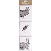 Art File Hare/Puffin Notecards, Pack Of 12