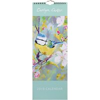 Carolyn Carter Birds 2018 Slim Calendar