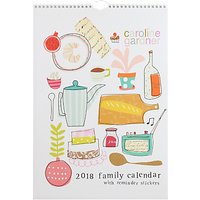 Caroline Gardner Around The Table 2018 Family Calendar