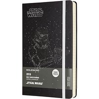 Moleskine Star Wars Storm Trooper Large 2018 Diary, Black