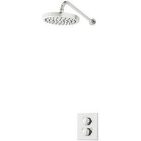Triton Revere Rear Fed Chrome Effect Thermostatic Dual Control Mixer Shower