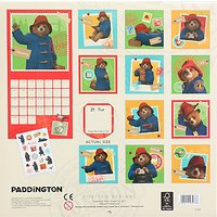 Paddington Bear Square 2018 Calendar With Stickers