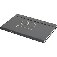 Kikki.K A4 Bonded Leather Weekly 2018 Diary, Charcoal