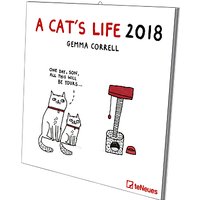Gemma Correll A Cat's Life 2018 Calendar