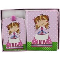 Rachel Ellen Personalised Princess Passport Cover And Luggage Tag
