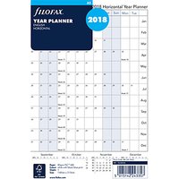 Filofax Horizontal 2018 Year Planner, A5