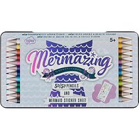 NPW Mermaid 50/50 Double Ended Colouring Pencils, Pack Of 12