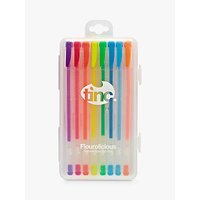 Tinc Fluorolicious Neon Gel Pens, Set Of 8