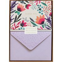 Portico Floral Thank You Notecards, Box Of 10