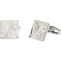 Simon Carter For John Lewis Archive Square Leaves Cufflinks, Silver