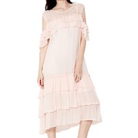 Ghost Sinead Dress, Pale Pink
