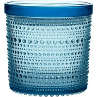 Iittala Kastehelmi Glass Jar, Light Blue, 11.6 X 11.4cm