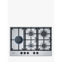 Neff T27DS79N0 Gas Hob, Stainless Steel