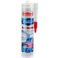 Unibond Ready To Use Shower Bathroom & Kitchen White Sealant - 4015000437202