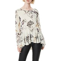Selected Femme Lima Printed Blouse, Rainy Day