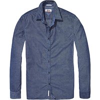 Hilfiger Denim Solid Long Sleeve Shirt, Blue