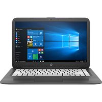 HP Stream 14-ax005na Laptop, Intel Celeron, 4GB RAM, 32GB EMMC, 14, Dark Grey