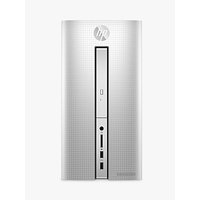 HP Pavilion 570-p026na Tower PC, AMD A12, 16GB, 3TB HDD, Natural Silver