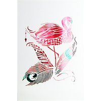 Meraki Flamingo Greeting Card