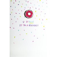 Hotchpotch Open Donut Birthday Card