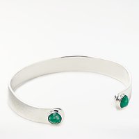 John Lewis Gemstones Druzy Small Cuff Bracelet, Silver