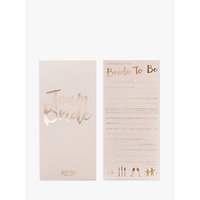 Ginger Ray Advice For The Bride To Be Cards, Pack Of 10