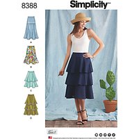 Simplicity Women's Skirts Sewing Pattern, 8388