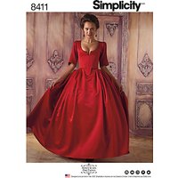 Simplicity Women's Costume Dress Sewing Pattern, 8411