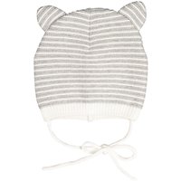 Polarn O. Pyret Baby Ears Hat, White
