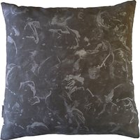 Sami Couper Marble Large Cushion, Silver/Charcoal