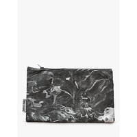 Sami Couper Marble Purse, Silver/Charcoal