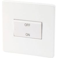 Varilight 10A Single White Fan Isolator Switch