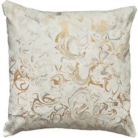 Sami Couper Marble Small Cushion, White/Metallic