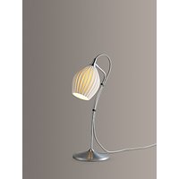 Original BTC Fin Ceramic Table Lamp, Satin Chrome