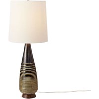 West Elm Taper Table Lamp, Black / Gold