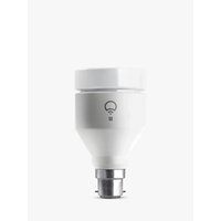 LIFX + A19 White, Colour And Night Vision Wireless Smart Lighting Adjustable Colour Changing LED Light Bulb With Built-in Wi-Fi, 11W A60 E27 Edison Screw Bulb, Single