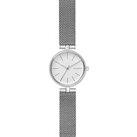 Skagen Signatur Women's Bracelet Watch, Silver/White